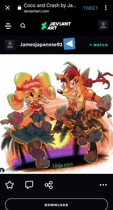 @DaMattoonCorner The crash and coco art I drew was reposted to someone.  Moreover, I was not the author, but this Instagram user.  I'm angry
This Instagram user also reprints images of others without permission 