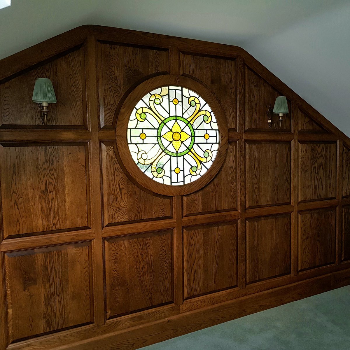 TransparentGS's tweet photo. Highlight of the week; Delivery of circular stained glass window to clients for fitting into their newly converted property.
#Shrewsbury #SubstationConversion #Architecture #InteriorDesign #Heritage #StainedGlass #LeadedLights #PeriodPropertyRestoration #NetleyJoinery https://t.co/aKCs7f4KRd