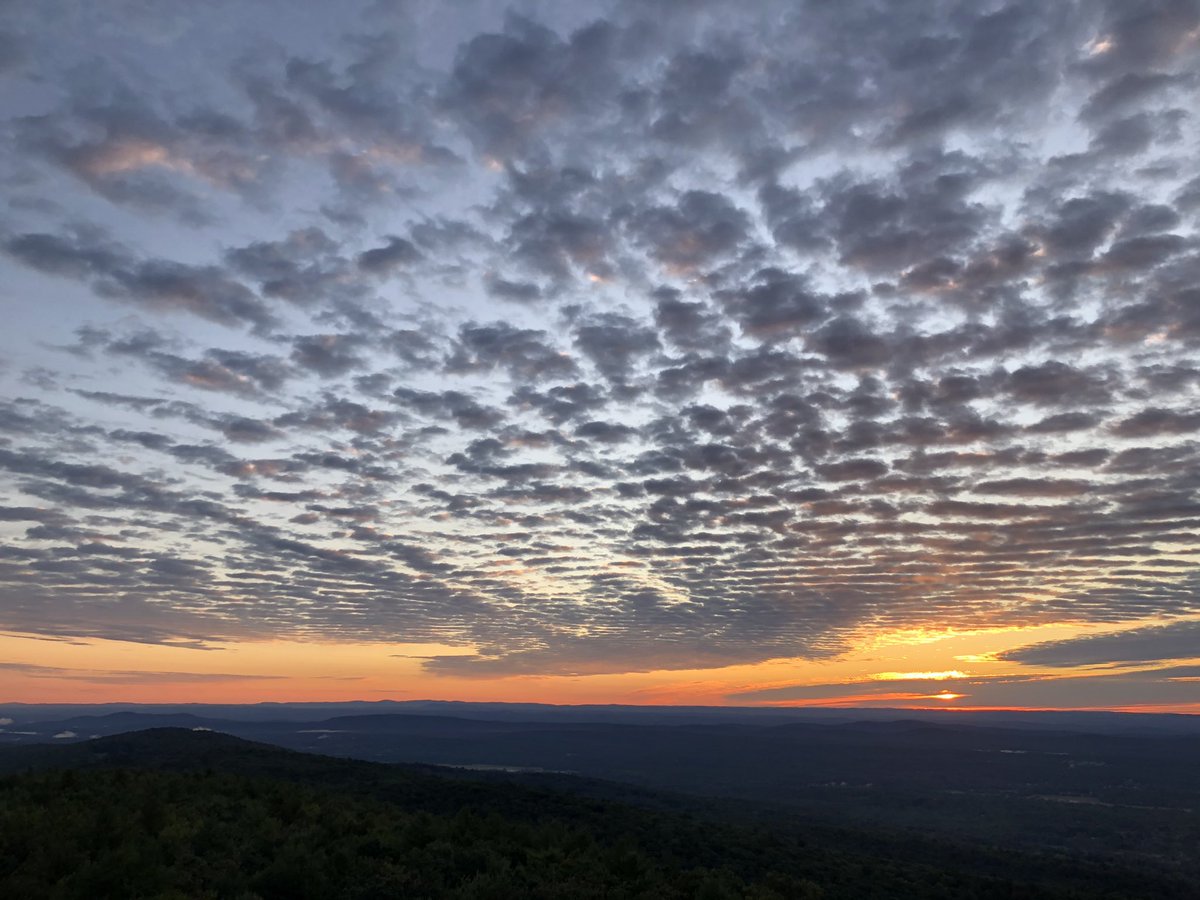 As promised, the sun has come up. Good morning from the Shawangunks.