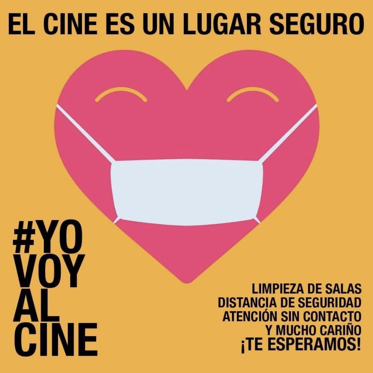 ¡El CINE es un lugar seguro!

#YOVOYALCINE 🎞

✅ Limpieza de salas
✅ Distancia de seguridad
✅ Atención sin contacto
✅ Y muuuuucho cariño
¡TE ESPERAMOS! 😉

cinespalencia.com

#Palencia #cine #CinesOrtega #MulticinesAvenida #YoVoyAlCine