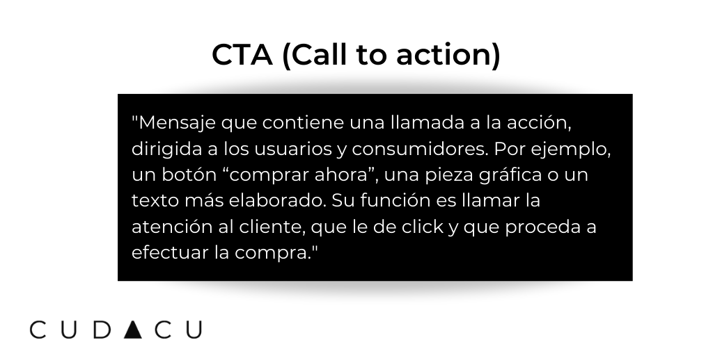 cudacu's tweet photo. En el CUDACCIONARIO de hoy Call To Action:
¿Que acciones para llamar la atención de tus clientes realizas en tu empresa?
Cuéntanos tu experiencia.
#CUDACU #cudaquer #cudacucom #CTA https://t.co/JTmGfkB2H2