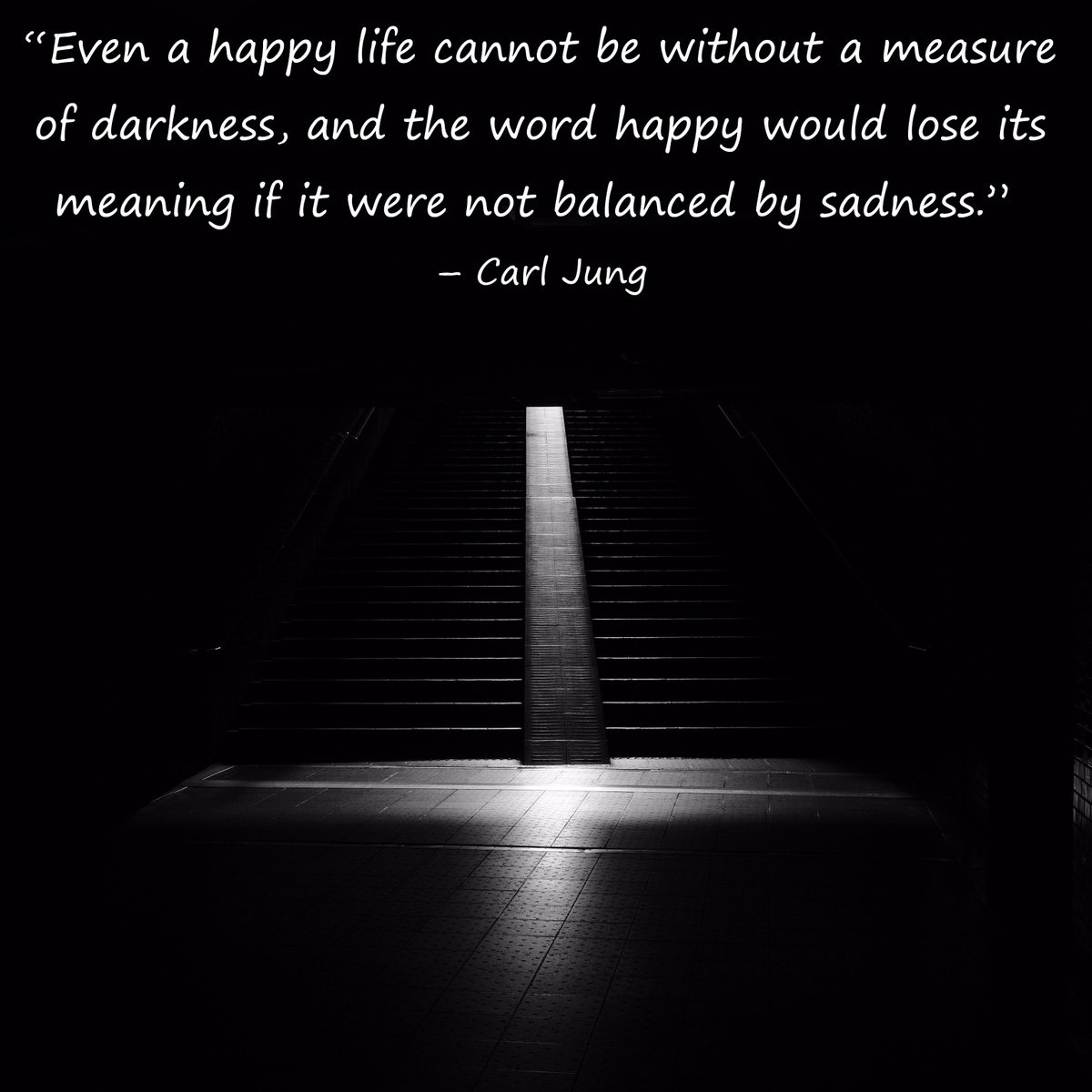 InspiredFirst's tweet photo. Where there is darkness, there is light.

#inspirationalquotes #lifequotes #quotes #quotestoliveby #quotesaboutlife #quotesdaily #motivationalquotes #spreadpositivity #powerofpositivity #goodquotes #goodvibes #positivemindset #carljung #balance https://t.co/bZG1SCxi5d
