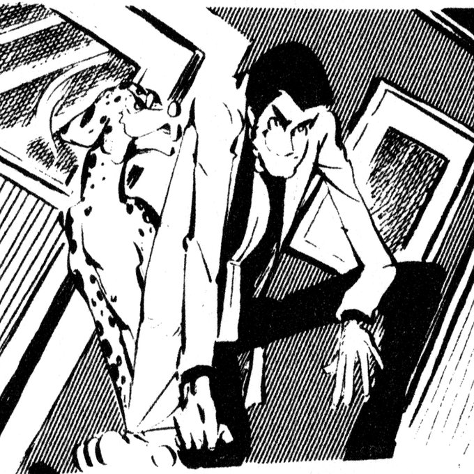 モンキー パンチさんによる ルパン三世と犬のイイ絵 ルパンは鳩 犬 虫などを タッド星谷 Tad Hoshiyaの漫画 モンキー パンチさんによる ルパン三世と犬のイイ絵 ルパンは鳩 犬 虫などを タッド星谷 Tad Hoshiyaの漫画