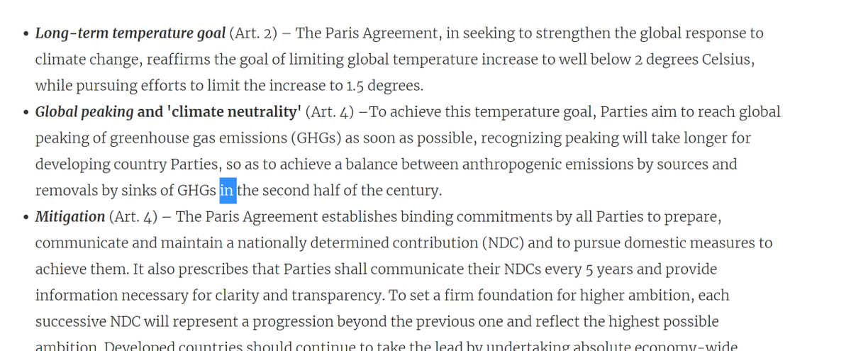 A note on this: Morrison is relying on some sneaky interpretation of Paris agreement wording. Note how he says 'in the second half of the century' - "in", not "by".Essentially, that's a 'net zero by 2100' target he's talking about as being 'absolutely achievable'.  https://twitter.com/GrogsGamut/status/1307546432895766529