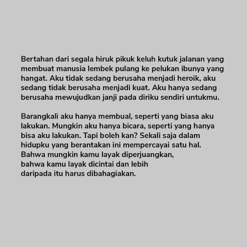 Pernikahan itu, dik~