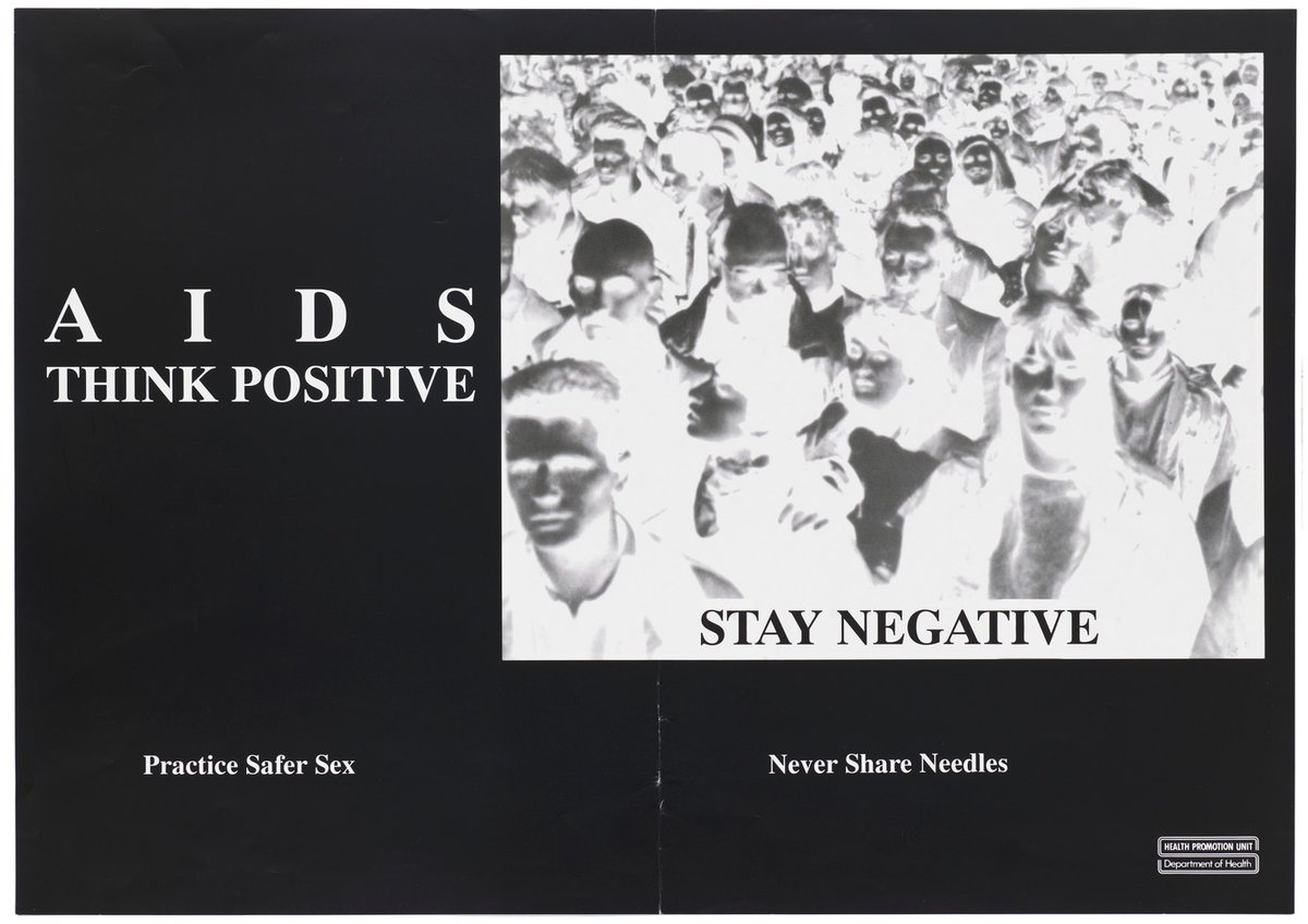 It's the final day of  #SHW2020! Today, we're looking at one of the most devastating moments in  #sexualhistory history in Britain and globally—the emergence of  #HIV/AIDS. Image:  @ExploreWellcome  #histSTM  #histsex