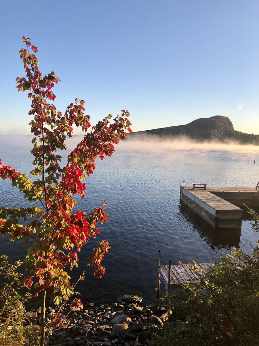 @RyanBretonWX frost on the pumpkin at Kineo, Moosehead Lake #wakeMeup #maine #songwriterslife