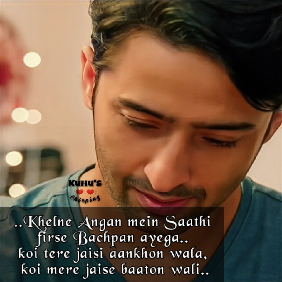 Heart touching, soulful sequence, when Abir was started to think himself as father, which he missed in his childhood, father's love, He wants to give all those precious Moments to his children  @Shaheer_S you made us cry with that shaayari  #ShaheerSheikh  #ShaheerAsAbir