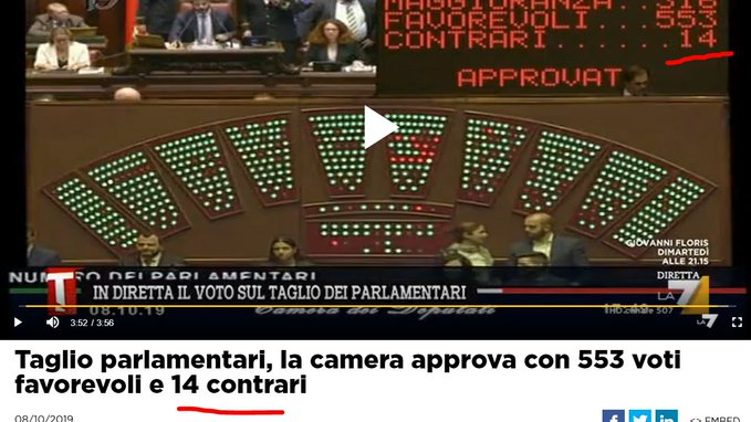 Possidonio_GG's tweet photo. E' più #antipolitica delegittimare l'intero parlamento che ha votato #4volte a favore del #TaglioDeiParlamentari con #iovotono, oppure dire #IoVotoSi ché finalmente il parlamento ha mantenuto le promesse fatte in campagna elettorale da tutti i partiti? #OrfanidiRappresentanza?🧐 https://t.co/xcKylluG11