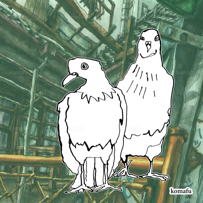 鳩のtwitterイラスト検索結果 古い順