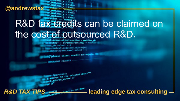 AndrewsTax's tweet photo. How do you maximise your R&amp;D Tax Credit claim? Contact the experts and we'll do the rest. https://t.co/ZK19c3RTEX