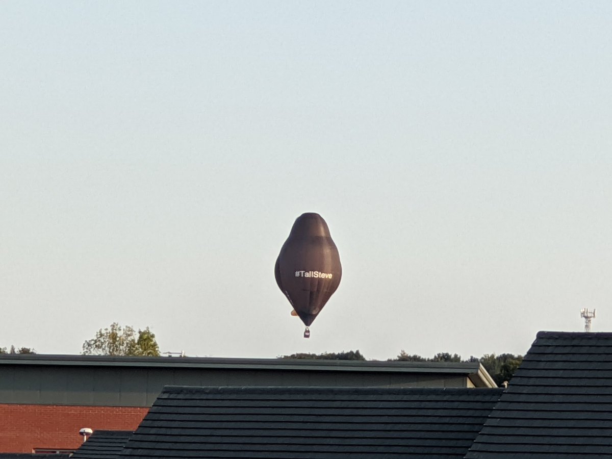 What's that coming over the hill, is it a mo... Oh no wait, it's #TallSteve!
