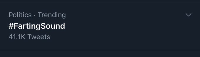 The fact that this is trending under &ldquo;politics . . .&rdquo; https://t.co/P0oq2oboI7