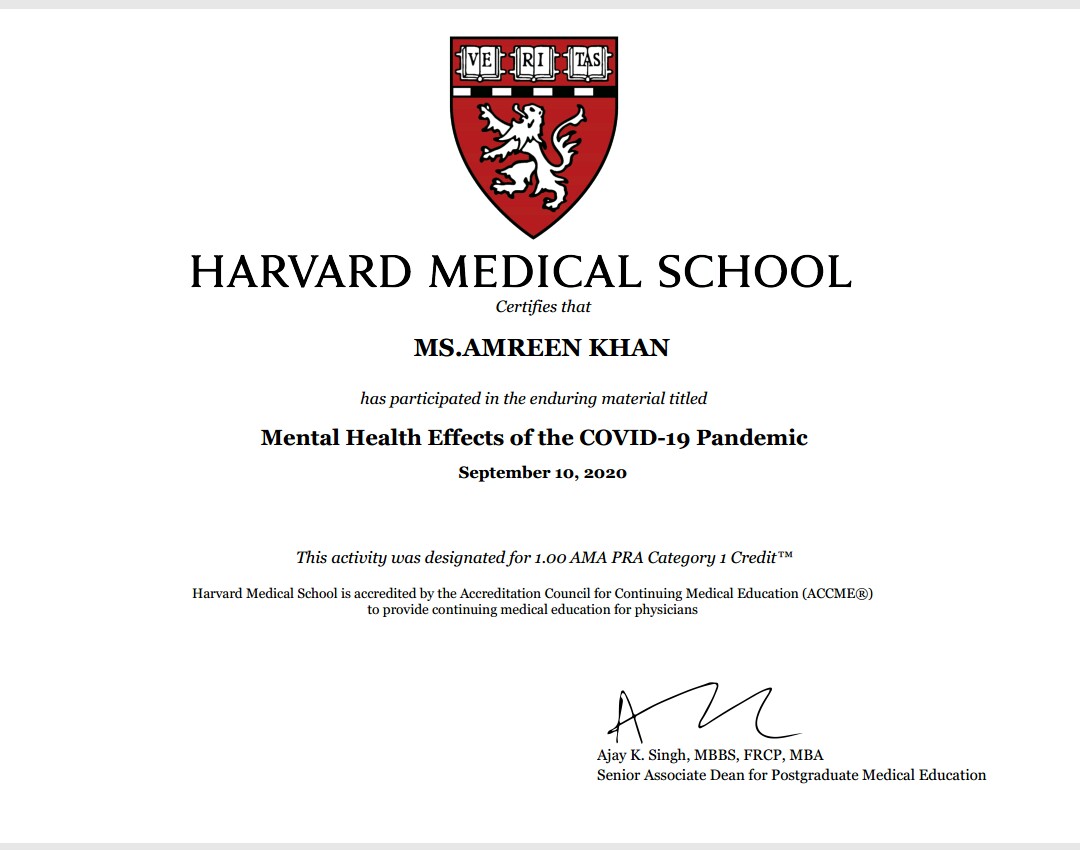 AMREENK96846513's tweet image. #HARVARDMEDICALSCHOOL
#SUCCESSFULPARTICIPATION 
#ENDURINGMATERIAL
#MENTALHEALTHEFFECTS
#COVID19PANDEMIC
#ACCREDITATION
#COUNCILFORCONTINUING
#MEDICALEDUCATION
#LEARNINGNEVERSTOPS 
#ÃŁHÀMĎÛĽÏĹĽÁH 
#PANDEMICLEARNING 
#EDUCATORSENGAGEMENT 
#PROFESSIONALLEARNING 
#VIRTUALLEARNING😇😎