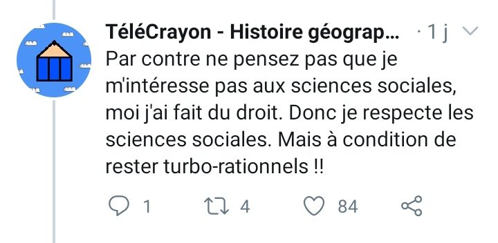 Bon là c'est complètement une référence à DdE qui se défend exactement de la même manière. Il fait du droit, etc...Sans utiliser le terme "turbo-rationnel" évidemment, qui lui est un terme inventé pour se moquer.