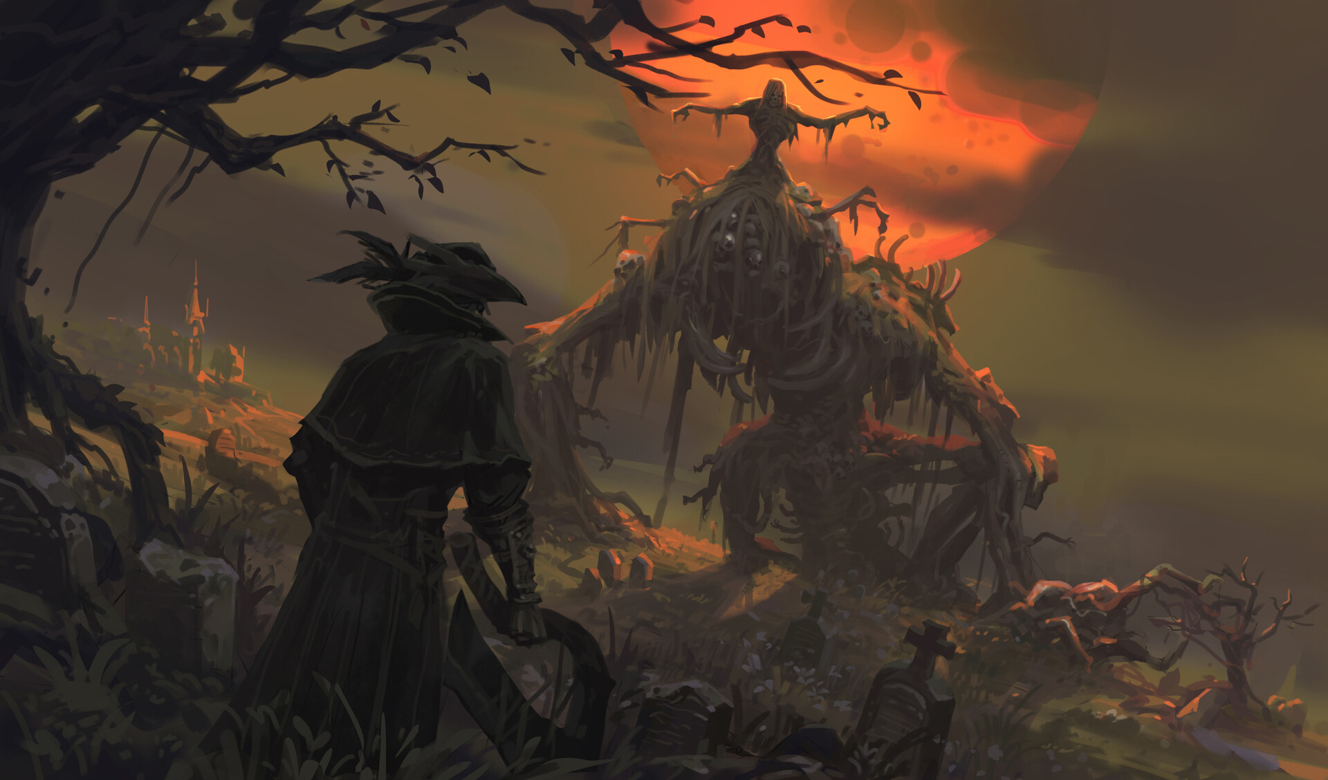 Dark Souls and Bloodborne Art
