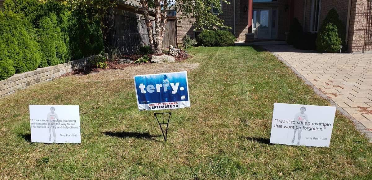 runterrychatham's tweet photo. Terry Fox Run support... https://t.co/dZWz0FsCVp
