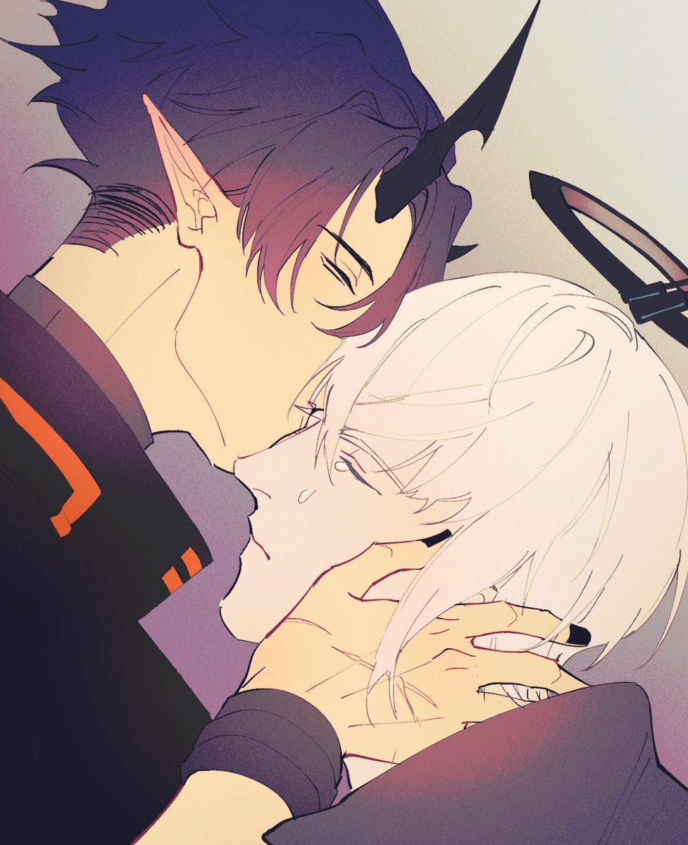 続きの続き 瞼にご褒美のキス 葬炎 干子 Dryのイラスト