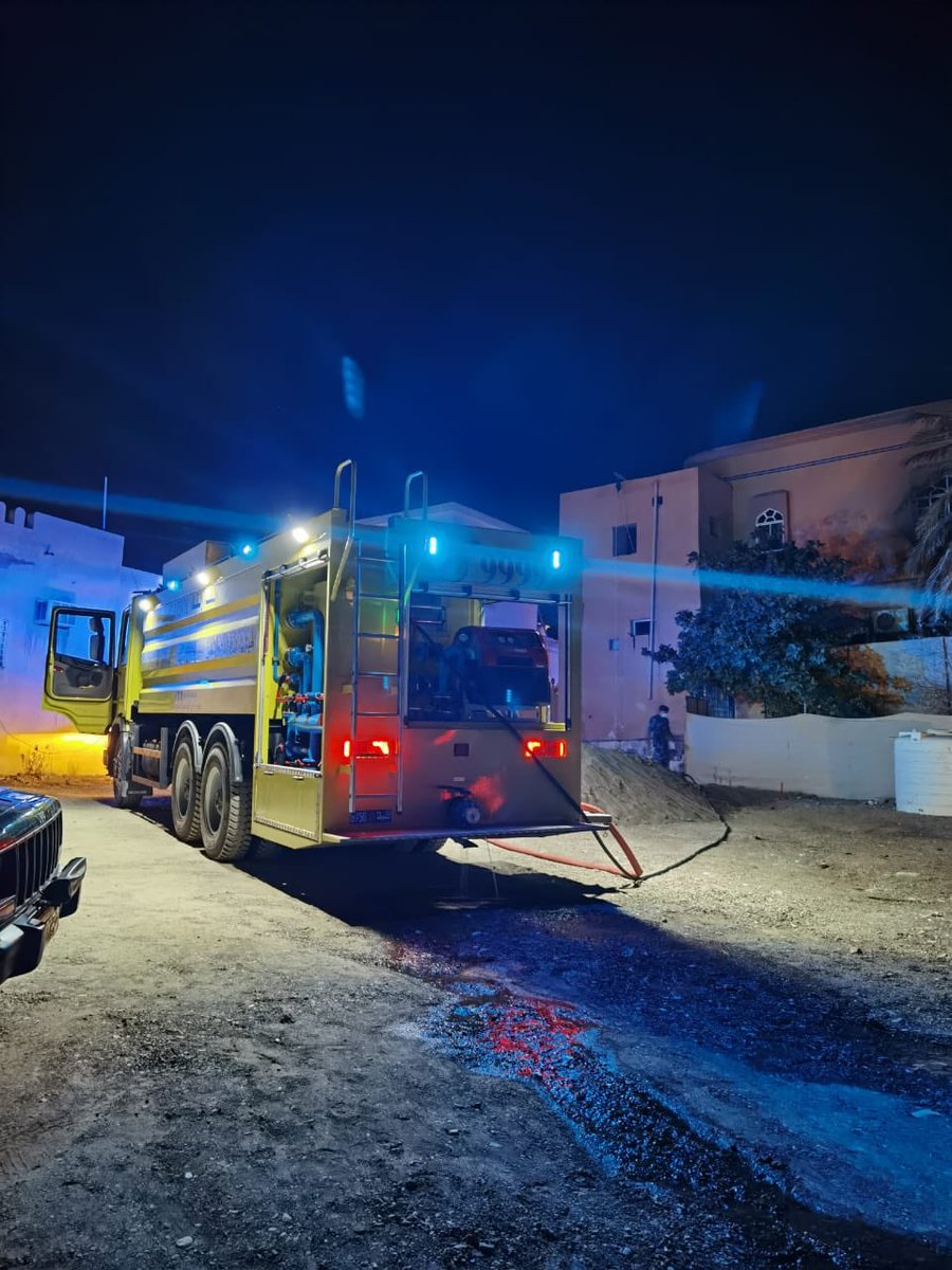 OmanObserver's tweet photo. #PACDA managed to control a fire that erupted in a house in Ibri and no injuries were reported
#OmanObserver #Oman https://t.co/6i2gBfc0Bt