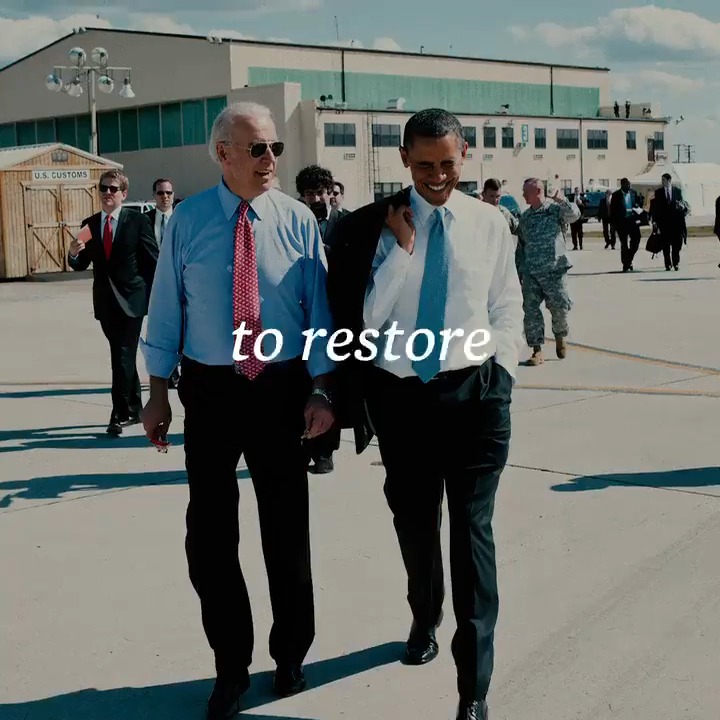 Joe Biden (@JoeBiden) on Twitter photo 2020-09-20 17:00:01 Honor and decency are on the ballot this November. Honor and decency are on the ballot this November.