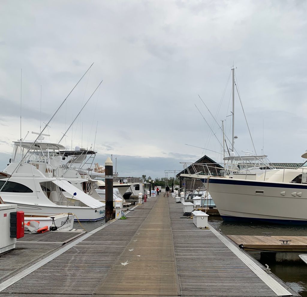 ChasWaterkeeper's tweet photo. It’s been a stormy windy week. A peak at Wednesday’s storms while pumping out and then a quiet but COLD dock walk out to No. 2 this morning, 62 degrees! #showupstandup #cleanwater https://t.co/FrcCn6PHNw