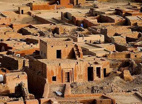 In Ancient African Civilization___Kumbi Saleh, the capital of Ancient Ghana, is said to have flourished from 300 to 1240 AD. Located in modern day Mauritania. Kumbi Saleh had storey buildings with underground rooms, staircases and connecting halls. Some had nine rooms.