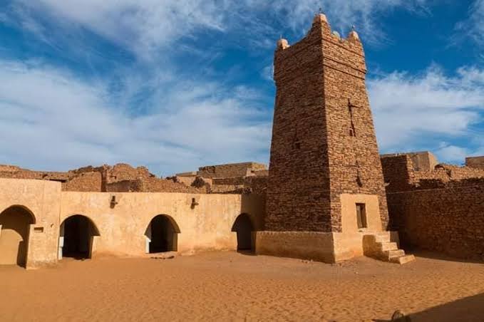 In Ancient African Civilization___Kumbi Saleh, the capital of Ancient Ghana, is said to have flourished from 300 to 1240 AD. Located in modern day Mauritania. Kumbi Saleh had storey buildings with underground rooms, staircases and connecting halls. Some had nine rooms.
