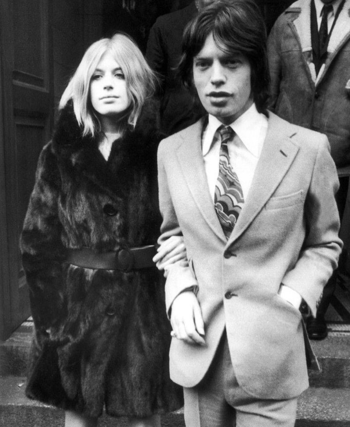 Marianne Faithfull And Mick Jagger After Being Pleaded In Court For Use Of Cannabis Marianne Faithfull And Mick Jagger After Being Pleaded In Court For Use Of Cannabis