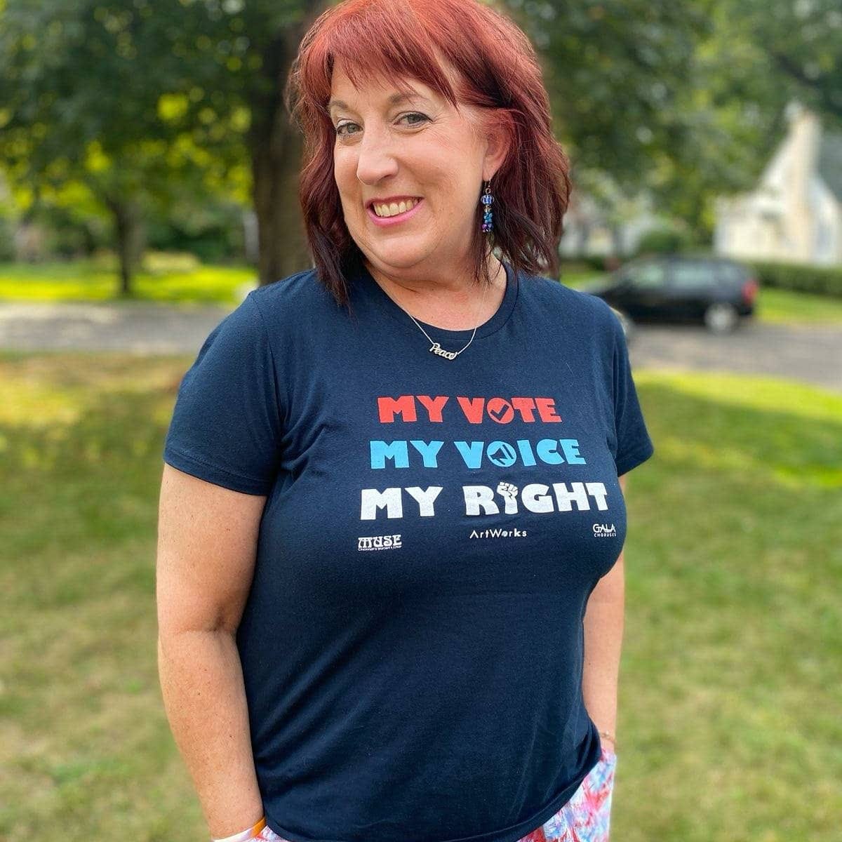 Ready for the election? Spread the message, Every Vote Counts! #Election2020 #19thAmendment 

Last Chance! Get your My Vote, My Voice, My Right shirt today! customink.com/fundraising/de…