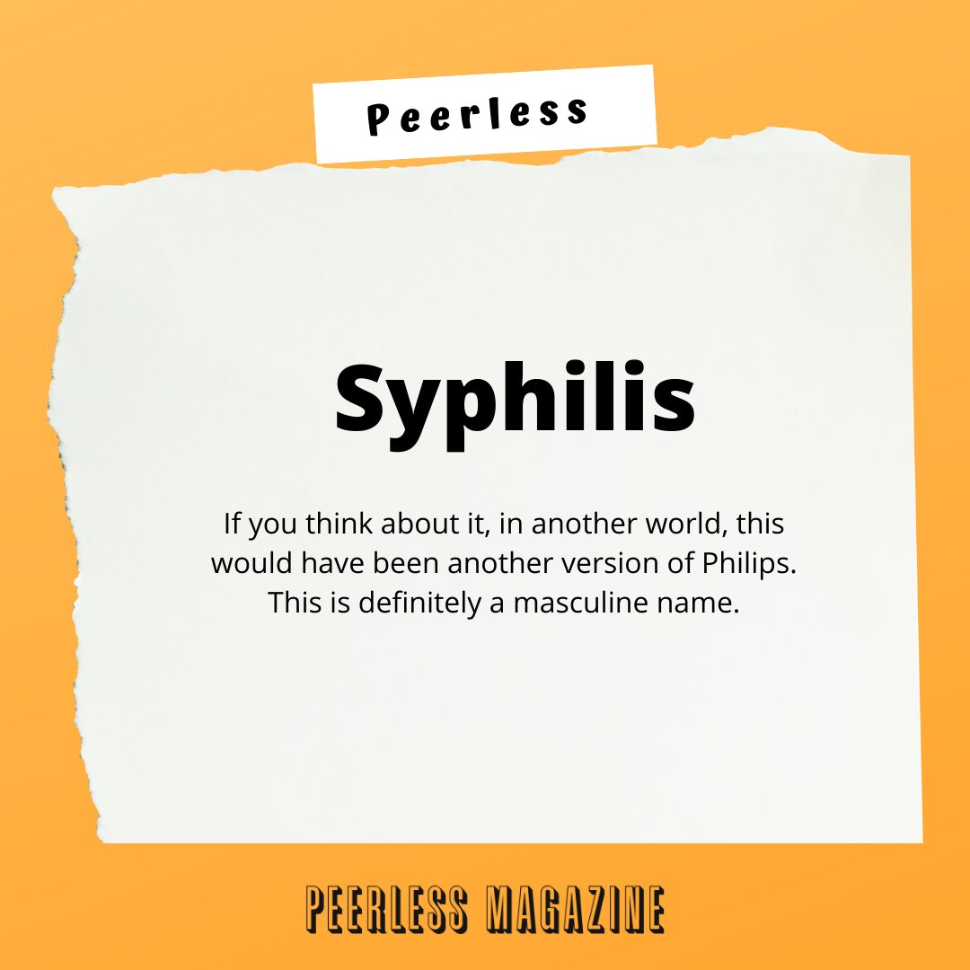 Syphilis