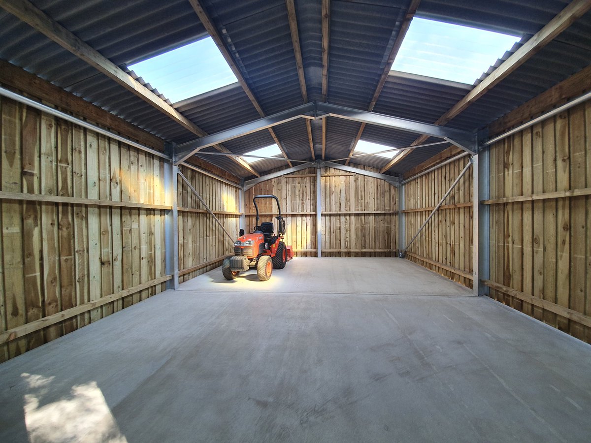 New general purpose building and all groundworks recently finished in West Sussex