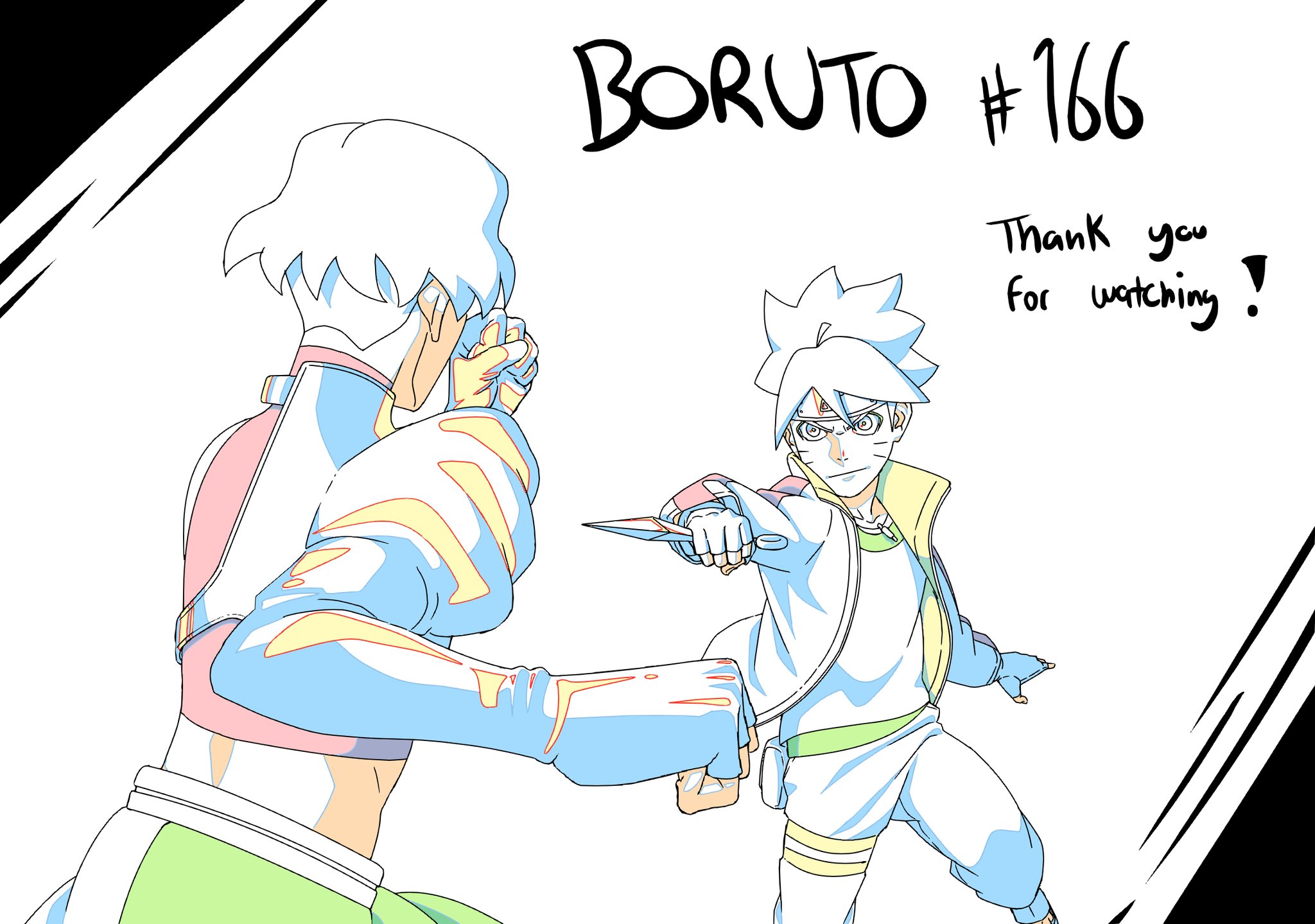 Felix Mulenga I Did Some Lo And Genga For Boruto 166 Thanks Again To Mr Nakata And The Staff For The Opportunity I Ve Learned So Much Please Enjoy The Episode