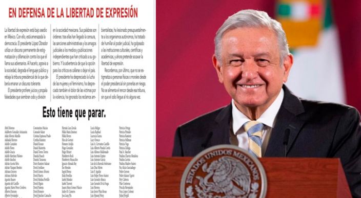 AlvaroCueva's tweet photo. Libertad de expresión y censura https://t.co/J2h3dpitbx #AMLO #4T #cuartatransformación #Censura #LibertadDeExpresion #EstoTieneQueParar #650Intelectuales #650Chillones #periodismo #Odio #DictaduraEnMexico #FelizDomingo #FelizDomingoATodos https://t.co/eYPDnRsehe