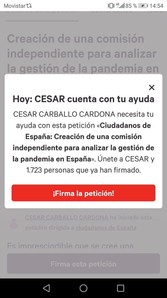 Tardarás 20 segundos en algo que puede cambiar el futuro de nuestro país. change.org/p/ciudadanos-d…