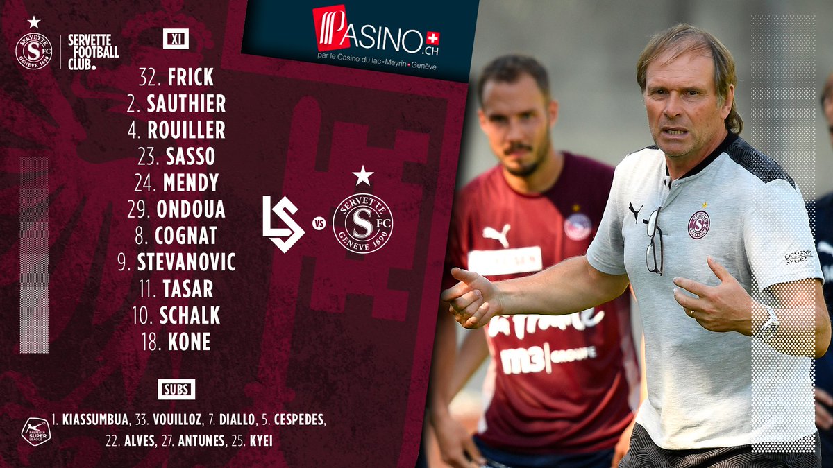 ServetteFC's tweet image. Le premier 𝗫𝗜 de la saison choisi par Alain Geiger pour ce #LSSFC 🔥

🗣 𝘼𝙇𝙇𝙀𝙕 𝙎𝙀𝙍𝙑𝙀𝙏𝙏𝙀