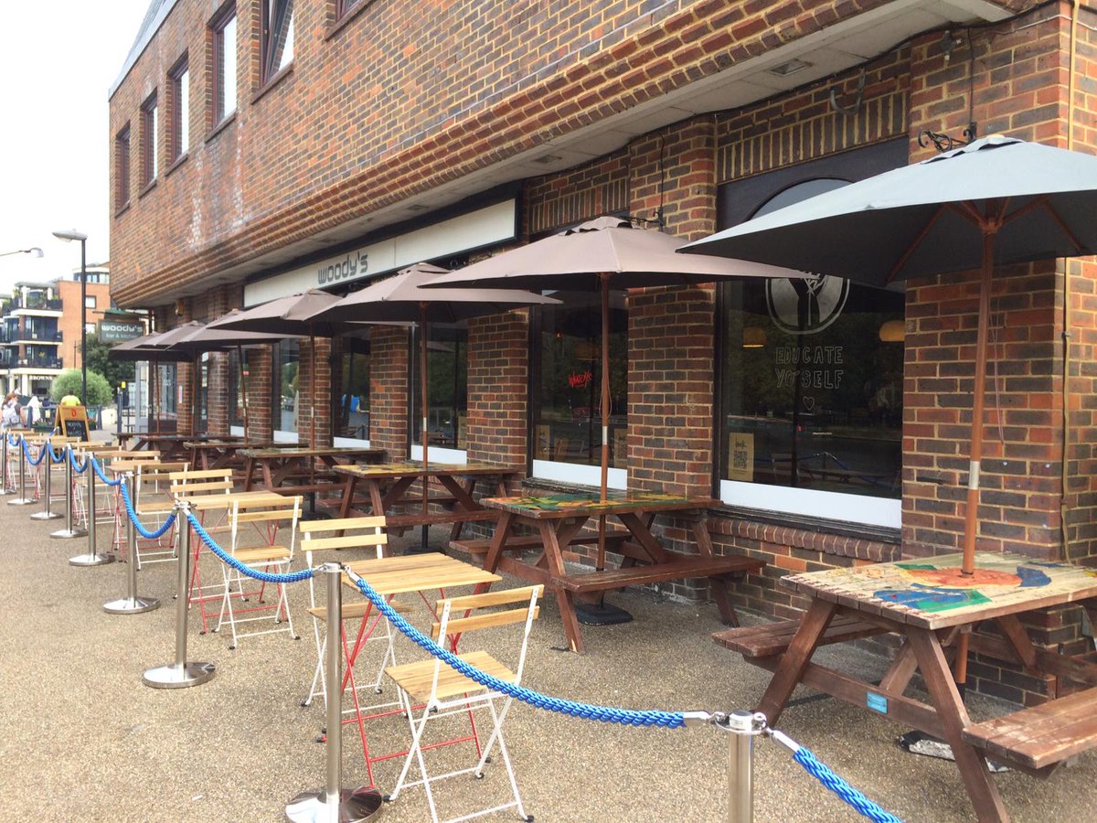 RBKingston's tweet image. Have you applied  for a temporary #pavementlicence yet? Here are just a couple of businesses in #Kingston with tables and chairs outside, to increase their ability to trade while maintaining social distancing. kingston.gov.uk/info/200142/li…  #localbusiness #KeepKingstonSafe