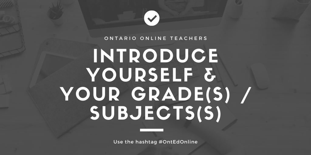 ms_e_a's tweet photo. Let's start using #OntEdOnline. Send out a tweet with the hashtag &amp; letting others know your online assignment. Click on the hashtag and browse to find others to connect with and follow. https://t.co/DTUbRIYKBv