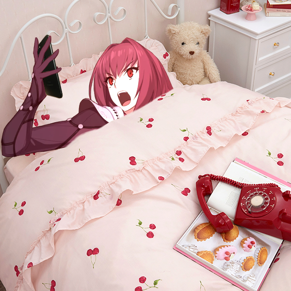Fgo 宝具画像を利用した スマホで時間を確認したら寝坊した事 Fgo 宝具画像を利用した スマホで時間を確認したら寝坊した事