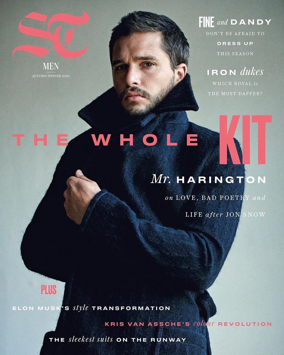 TheMagShed's tweet photo. Kit Harington talks #GameOfThrones , #TheEternals and more in the lastest ST Fashion magazine, available for one day only in the UK. Get it at https://t.co/8OWZObyx64 #KitHarington https://t.co/UN5dmNL5jp