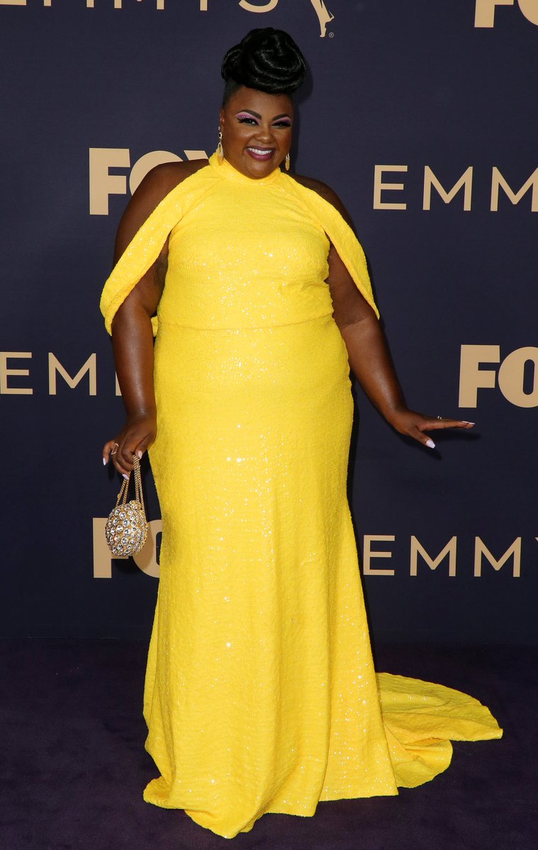 Host of this year's Creative Arts Emmys. An Emmy nominee herself for Netflix's Nailed It, actor, comedian, television host, podcaster & writer...Nicole Byer.