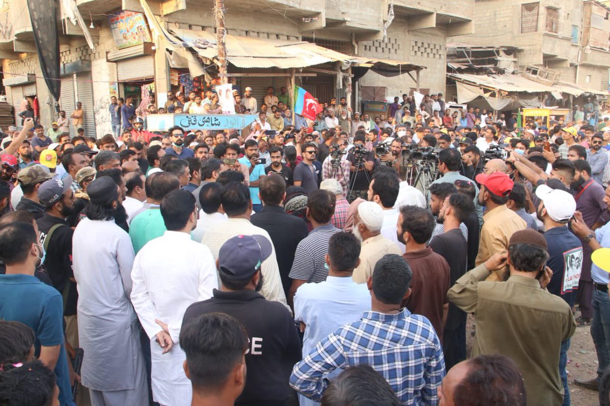 MQMPUpdates's tweet photo. پاک سرزمین پارٹی کے چئیرمین سید مصطفی کمال اہلیان نیو کراچی کی دعوت پر نیوکراچی کا دورہ اور سیکٹر ۱۱ جی رحمانیہ عیدگاہ گراؤنڈ گودھرا پر میڈیا سے گفتگو، اس موقع پر صدر PSP انیس قائمخانی سمیت دیگر مرکزی عہدیدران بھی موجود ہیں۔ (20.09.20)

@KamalPSP 
#PSPNewKarachi #MustafaKamal https://t.co/WeRALLXuBb