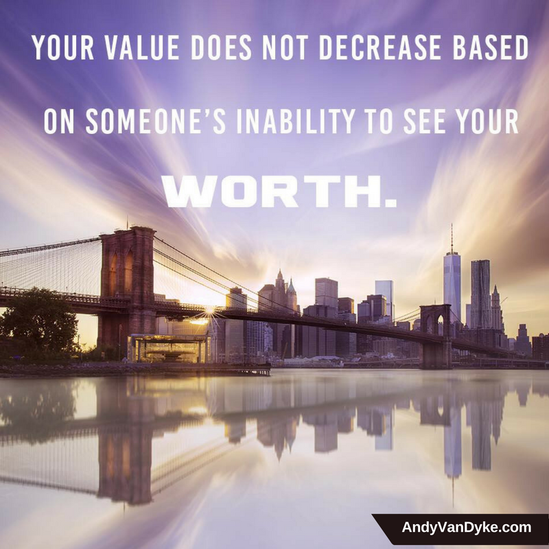 AndyVanDyke's tweet photo. Your value does not decrease based on someone’s inability to see your worth!
#YouAreWorthy https://t.co/3YVfUJ3MfD
