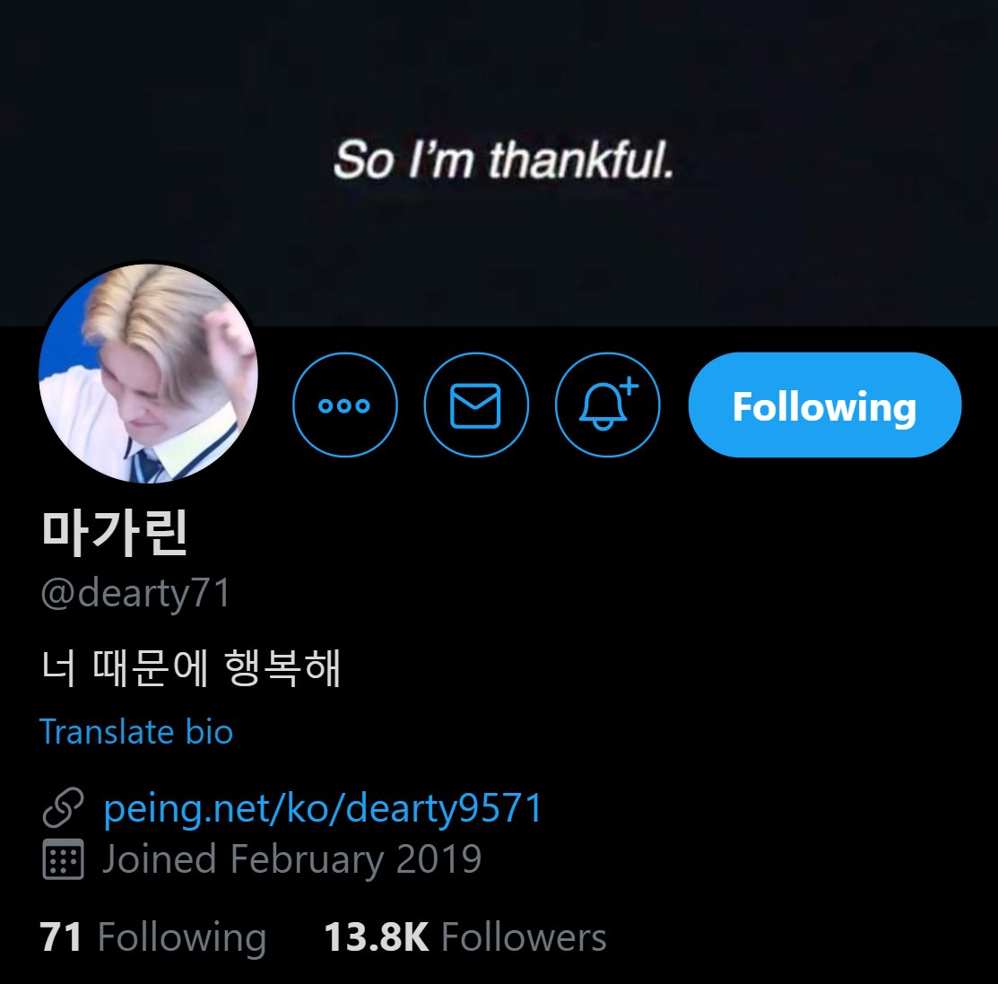 Korean Focused Accounts• dearty71:  https://twitter.com/dearty71&... • Lv_7O1:  https://twitter.com/Lv_7O1&qu... • jelly_bbo:  https://twitter.com/jelly_bbo...