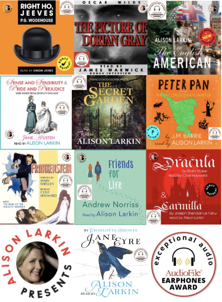 Check out the @AudioFileMag reviews of our TEN Earphones Award winning audiobooks!

tinyurl.com/y4qlwd26

#alisonlarkin #alisonlarkinpresents #audiobooks #audiobook #loveaudiobooks #earphonesaward #audiofilemagazine