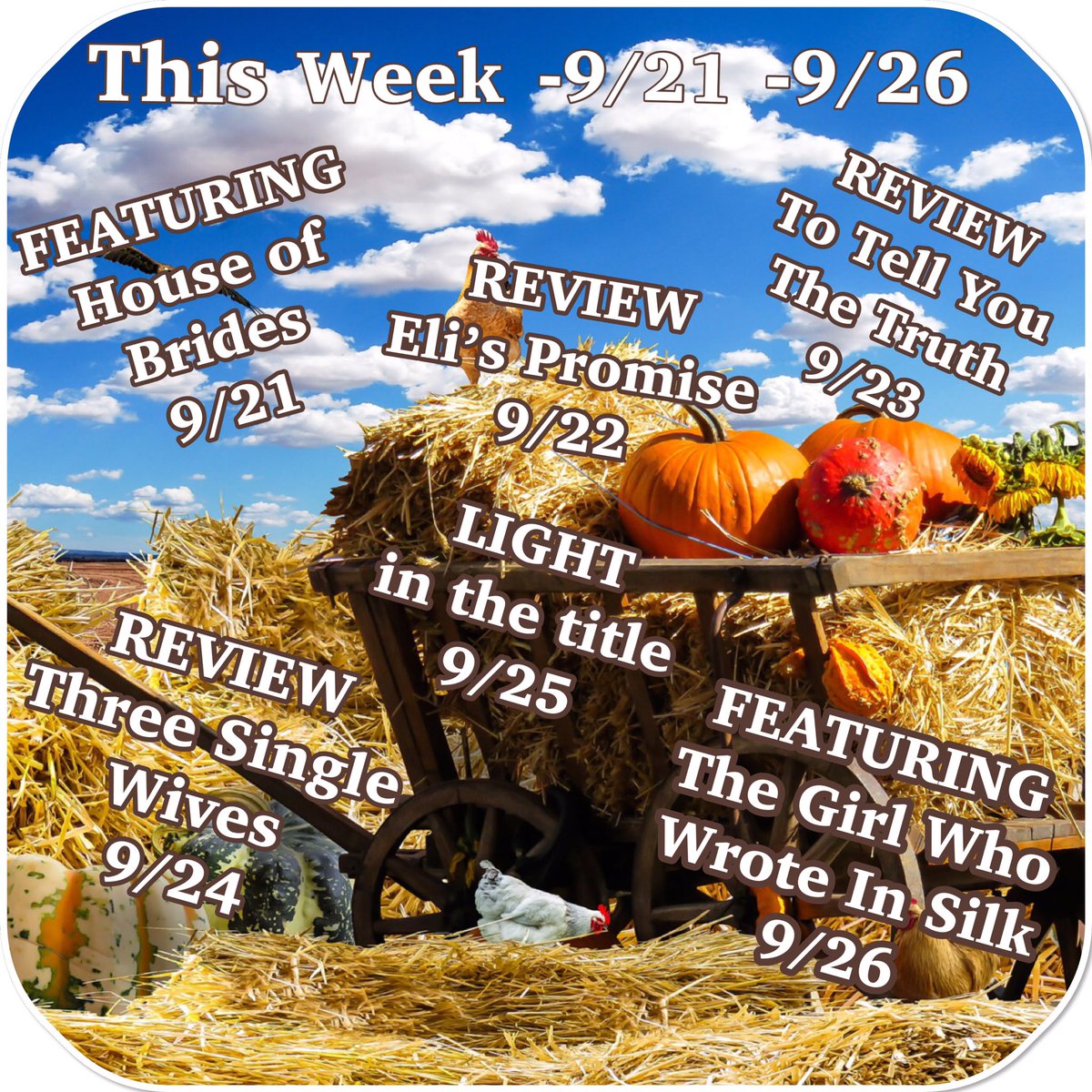 SilversReviews (@silversreviews) on Twitter photo Hope to see you this week.
@janecockram
<a href="/ronbalson/">Ron Balson</a>
<a href="/GillyMacmillan/">Gilly Macmillan</a>
<a href="/Gina_LaManna/">Gina LaManna</a>
<a href="/KelliEstes/">Kelli Estes</a> Hope to see you this week.
@janecockram
<a href="/ronbalson/">Ron Balson</a>
<a href="/GillyMacmillan/">Gilly Macmillan</a>
<a href="/Gina_LaManna/">Gina LaManna</a>
<a href="/KelliEstes/">Kelli Estes</a>