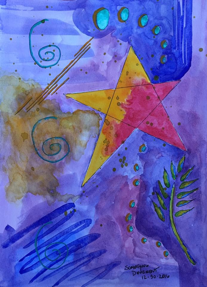 MegMcCann1's tweet photo. A friend often paints with purples.  This is one of my favorites.  Hope it brings you comfort @piper_az https://t.co/lctzZAaMbe