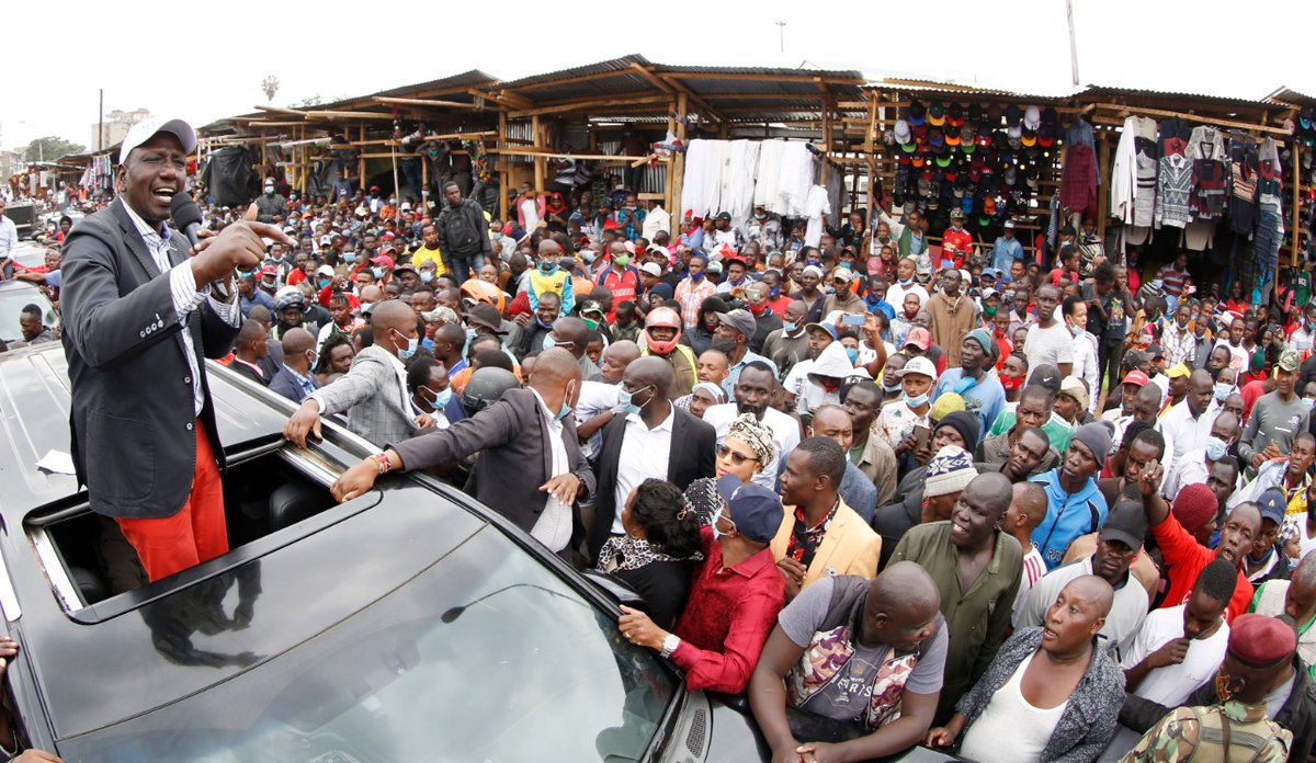 WilliamsRuto's tweet photo. Whatever conversation we have as leaders, it must be geared towards bringing Kenyans together, empowering them and uplifting their living standards, especially now when we are battling the COVID-19 outbreak. https://t.co/2LPOWg5qAD