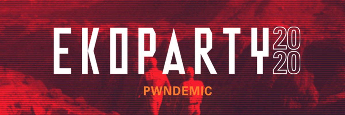 jbasaldua's tweet image. Comenzó una nueva edición de “ekoparty Security Trainings 2020” Muchas gracias por acompañarnos! #pwndemic experience #Eko2020 @ekoparty @_samelat @idfavro @UnaPibaGeek @encodedwitch @emilianox @carlosloyo23 @javierantunez @BlackMantisSeg @XipiterSec @s7ephen