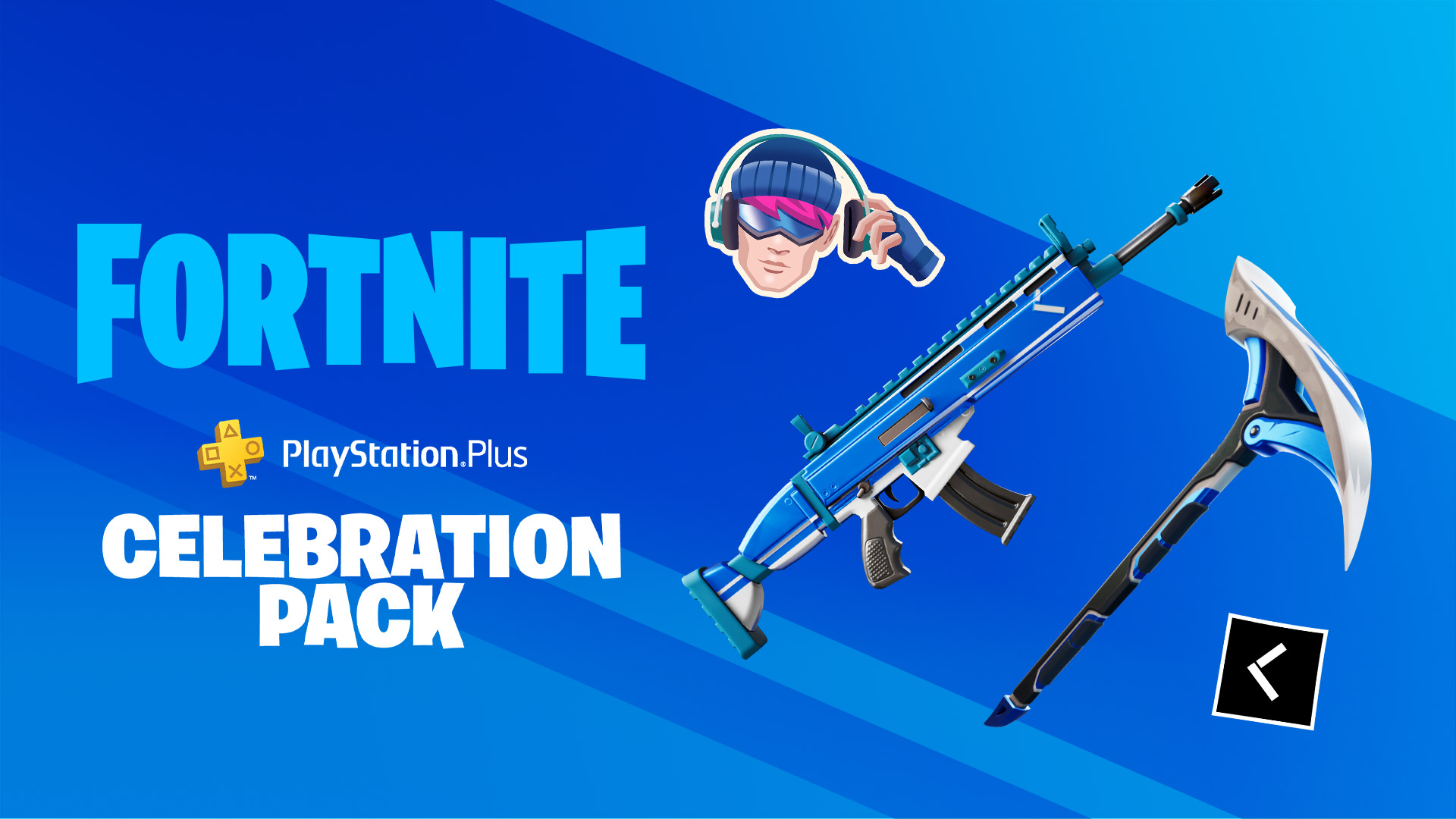 Playstation Gear Up With A New Pickaxe Wrap Emoji And Banner To Help Celebrate Your Next Victory Royale The Fortnite Ps Plus Celebration Pack Is Available To Members Now T Co Ovebwmxjkg