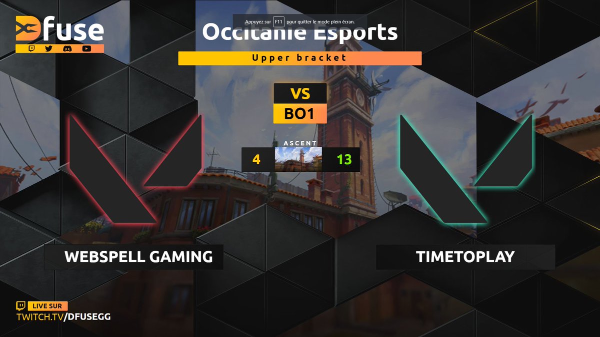 Victoire de <a href="/TimetoPlayVALO/">TimetoPlay</a> 13-4 !